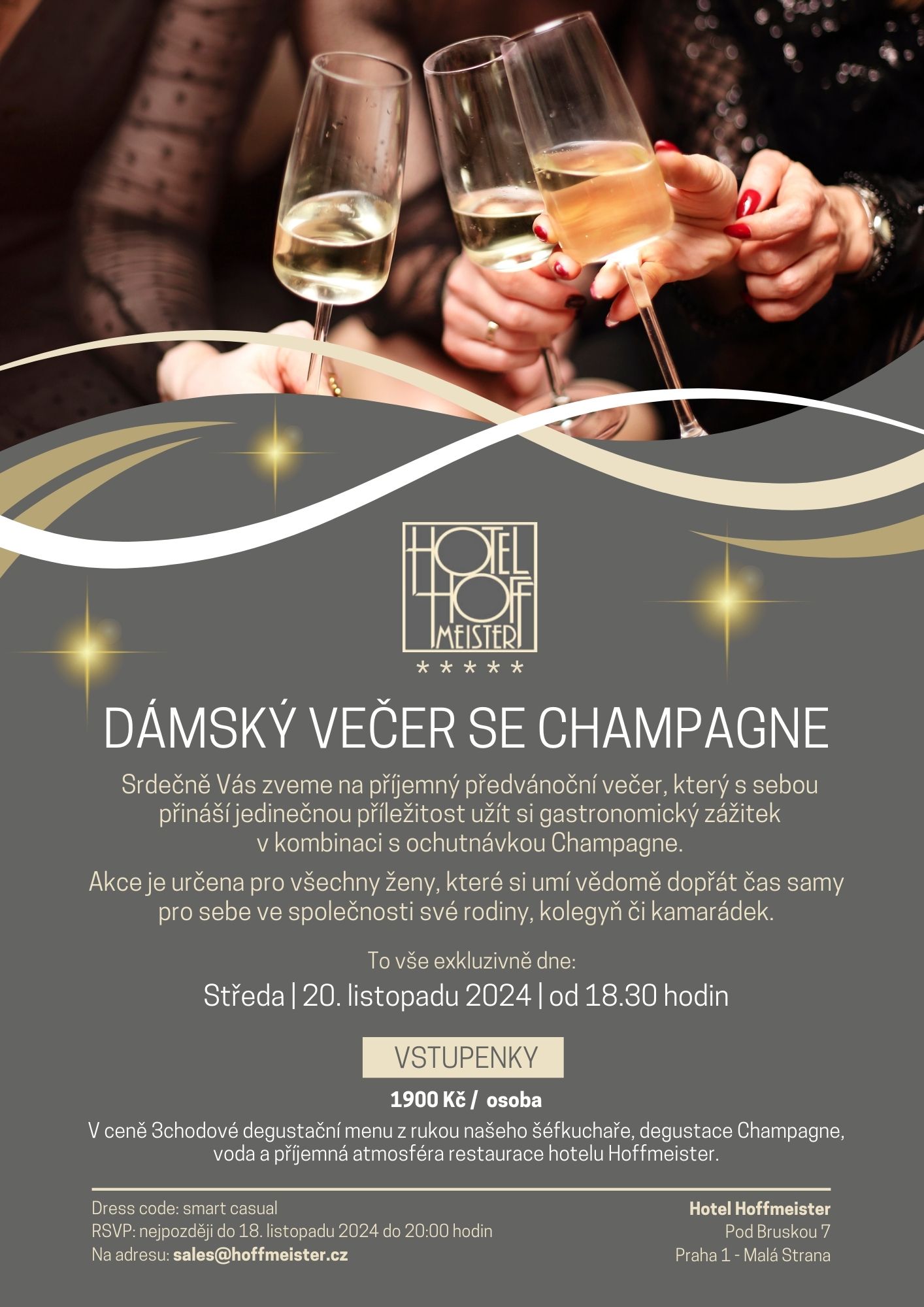 Damsky vecer se Champagne 2024